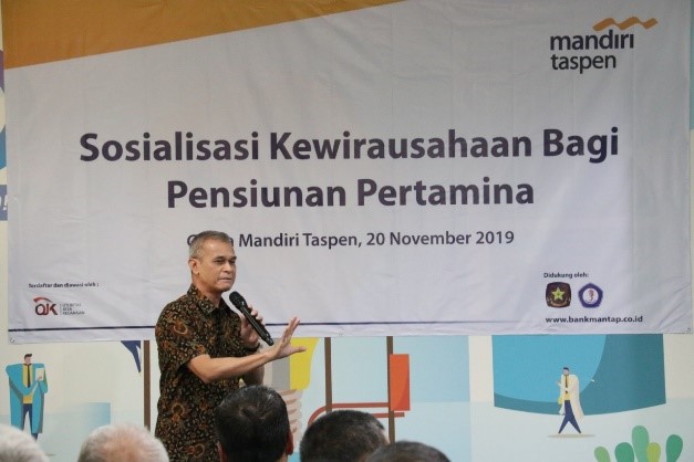 Sosialisasi Pemberdayaan Pensiunan Bank Mandiri Taspen Jakarta